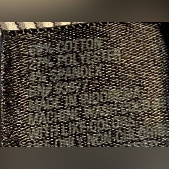 Worthington Blouse Women’s 16 Blue White Stripes Cotton Blend Stretch Preppy - Picture 6 of 6